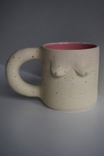 Load image into Gallery viewer, CREAM FRECKLE & PINK TIT-TEA