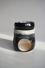 Load image into Gallery viewer, BLACK & GREY WAX BURNER