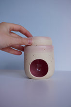 Load image into Gallery viewer, CREAM FRECKLE &amp; PINK WAX BURNER
